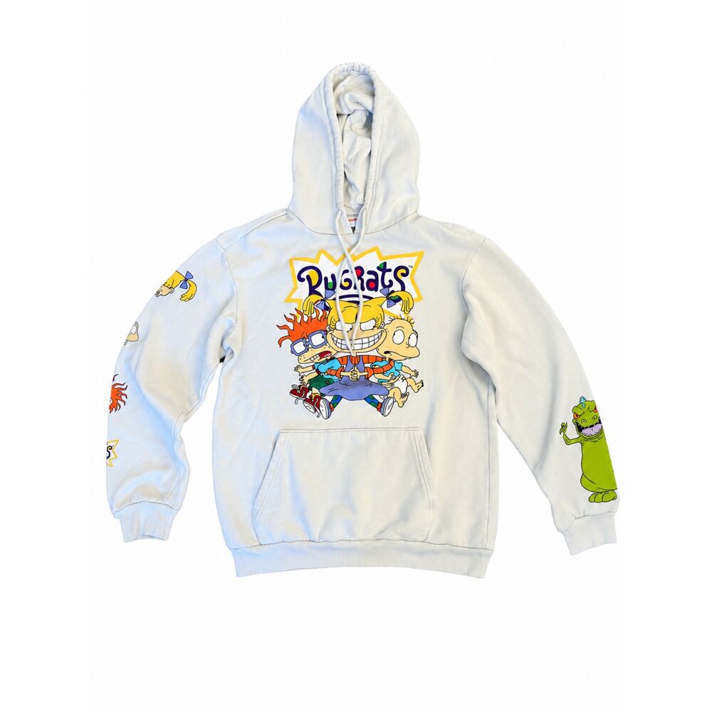 Nickelodeon Rugrats Graphic Hoodie Cream Size S
